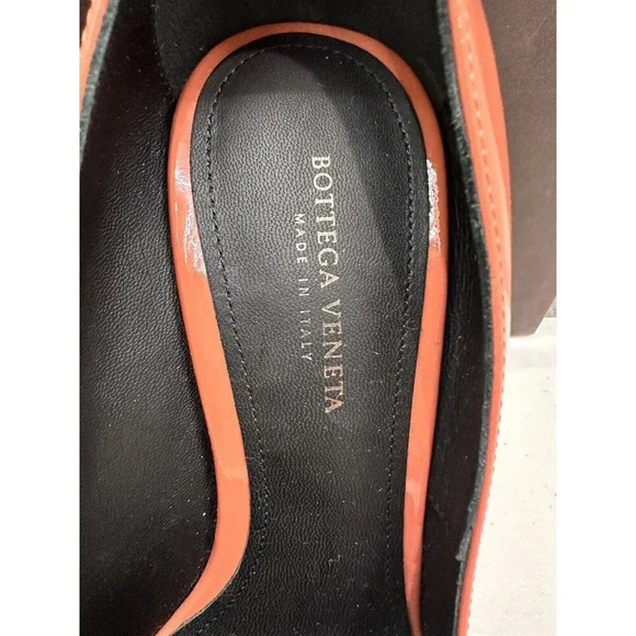 Bottega Veneta Womens Pumps Size 4 Pink Hibiscus Patent Leather New in Box $660 - Picture 12 of 14
